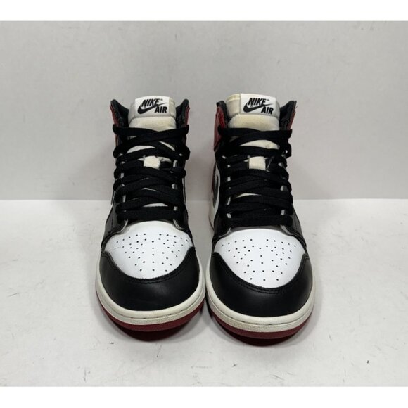 Nike Air Jordan 1 Retro High OG BG Black Toe 2016 Size 6.5Y Womens 8 575441 125 - Picture 2 of 11